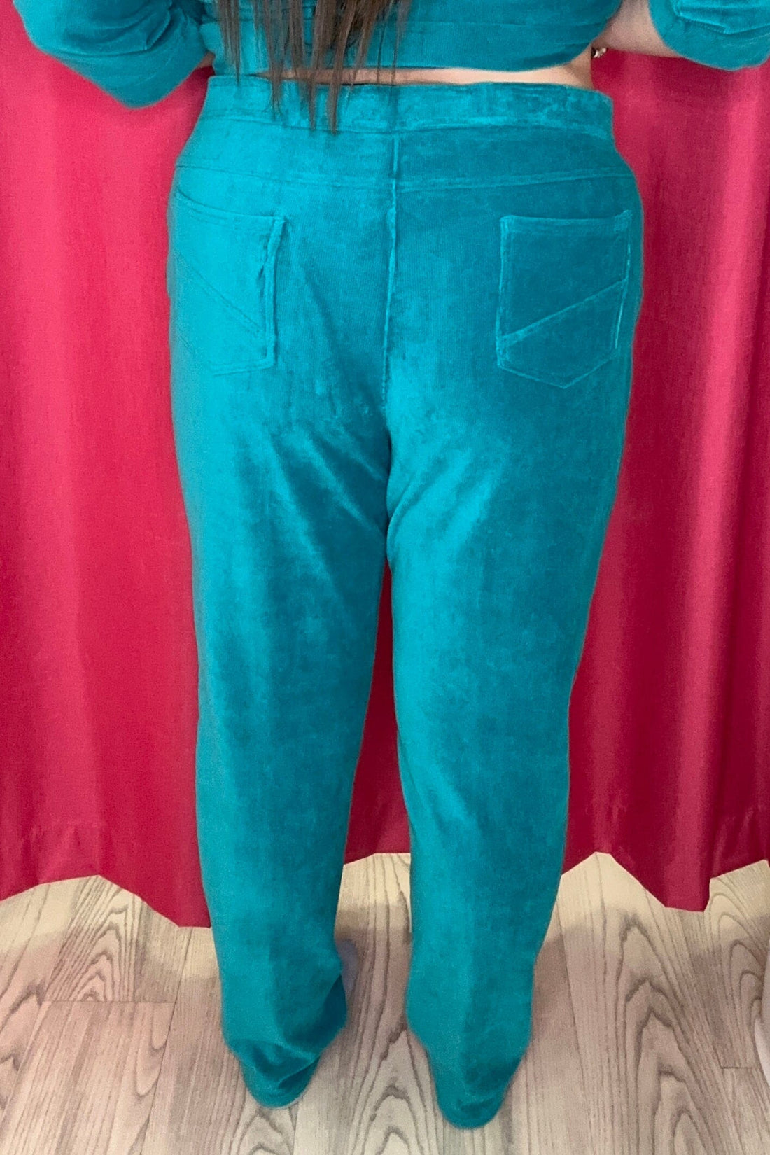 Pull On Textured Pant w/4 Pockets BOTTOMS SOUTHERN LADY 