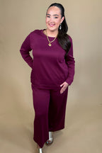 Wide Leg Soft Knit Pant BOTTOMS:~~Unassigned~~ SOUTHERN LADY 