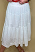 Swiss Dot Pull On Skirt w/Lace Hem BOTTOMS KEREN HART 