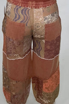 Mixed Fabric Drawstring Pant BOTTOMS:~~Unassigned~~ EASEL 