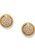 Illumina Celeste Gold Dome Post Earrings BJEWELRY Brighton Collectables 