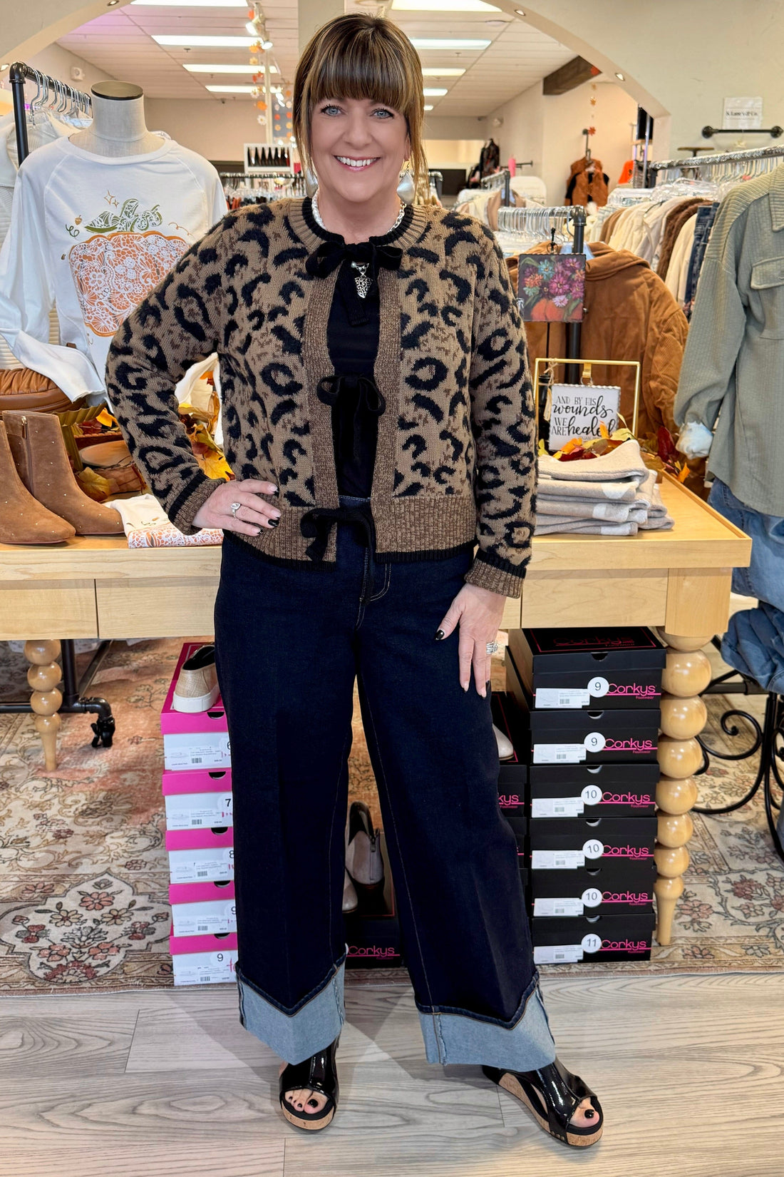 Morgan Cuffed WIde Leg JEANS LIVERPOOL 