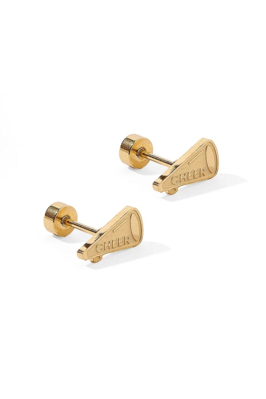 Cheer Screwback Stud Earrings JEWELRY LINNY CO 