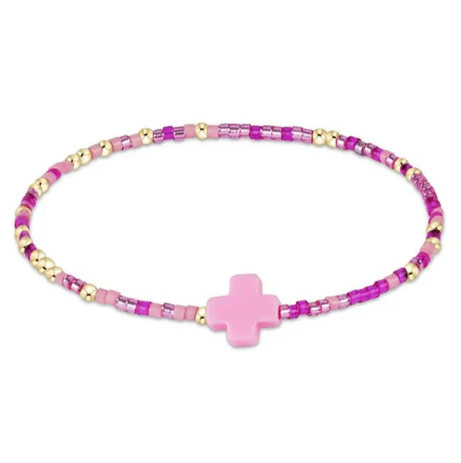 Enewton e girl Hope Unwritten Signature Cross Bracelet-Back to the Fuchsia GIFT/OTHER ENEWTON 