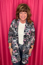 Printed Mesh Cardigan OUTFIT COMPLETER CREATION 