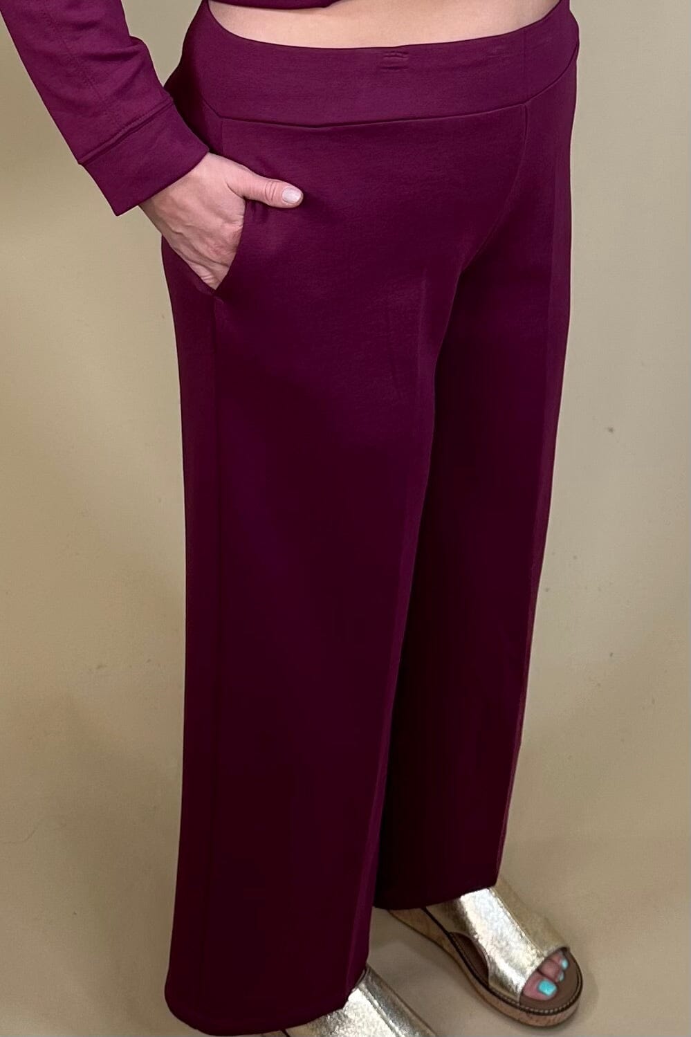 Wide Leg Soft Knit Pant BOTTOMS:~~Unassigned~~ SOUTHERN LADY 