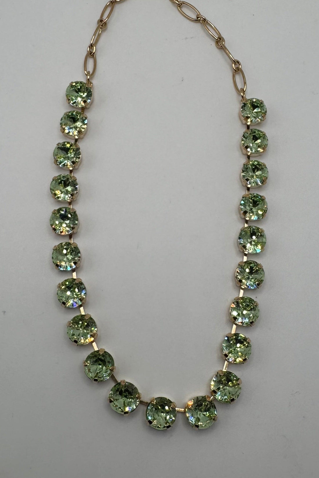Large Round Necklace in &quot;Chrysolite&quot; BETTERBRANDJEWELRY Mariana 