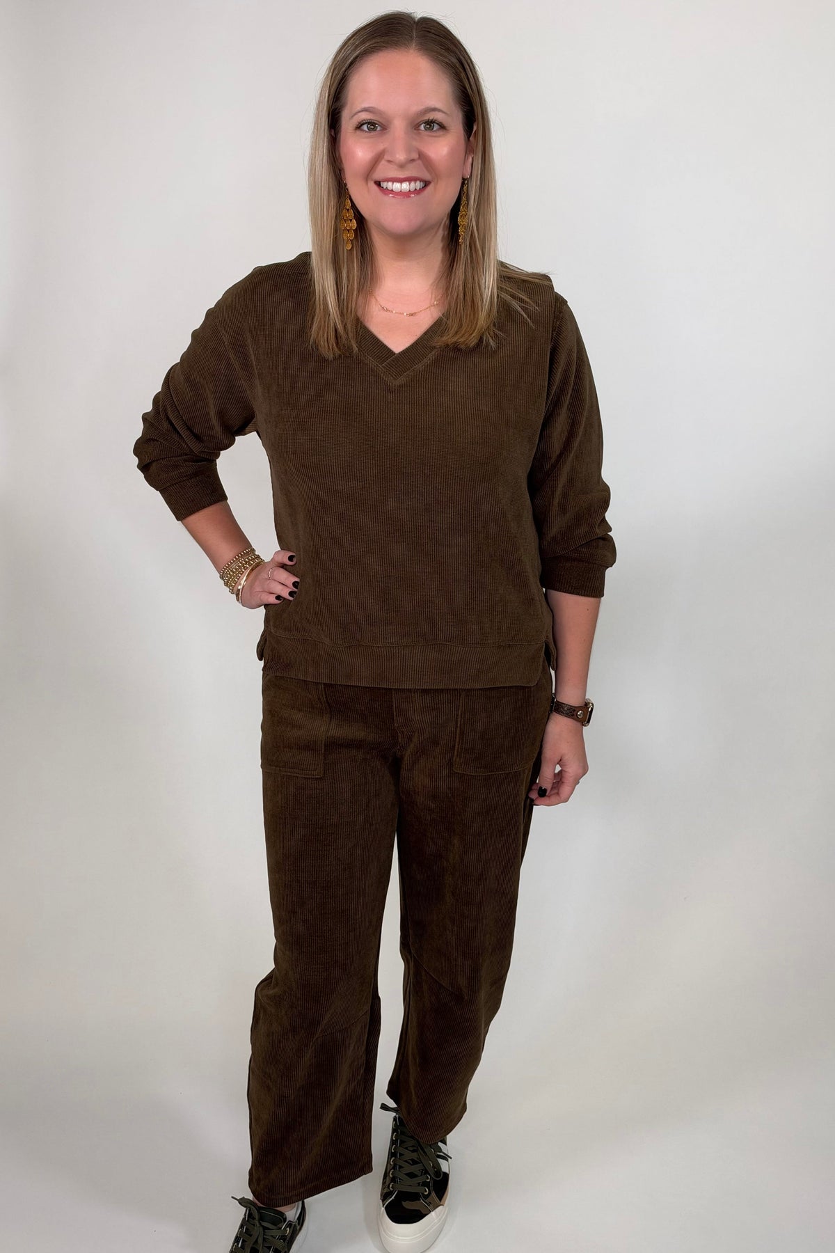 Courduroy Barrel Pants BOTTOMS:~~Unassigned~~ YELETE 