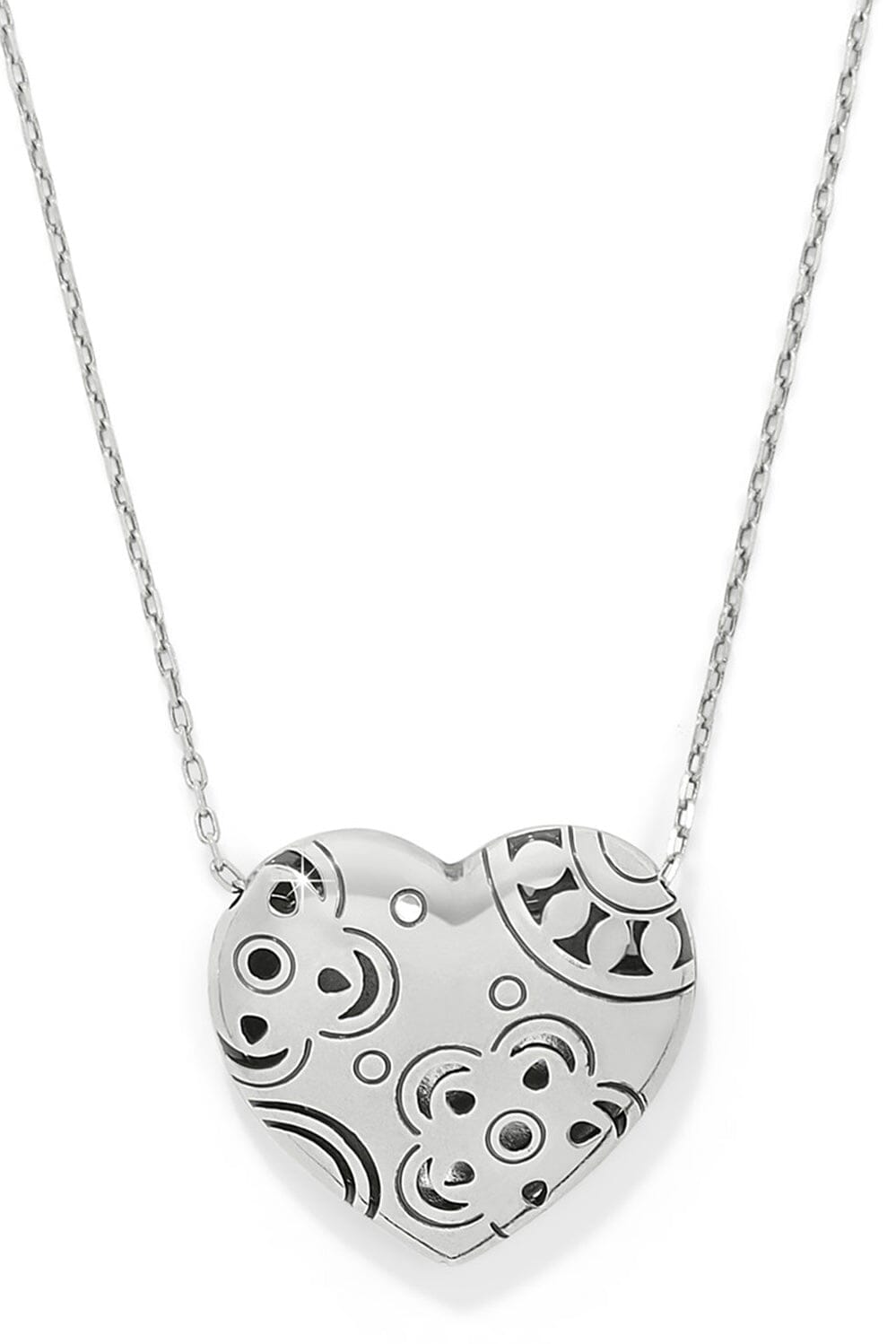 Flora Heart Reversible Necklace BJEWELRY Brighton Collectables 