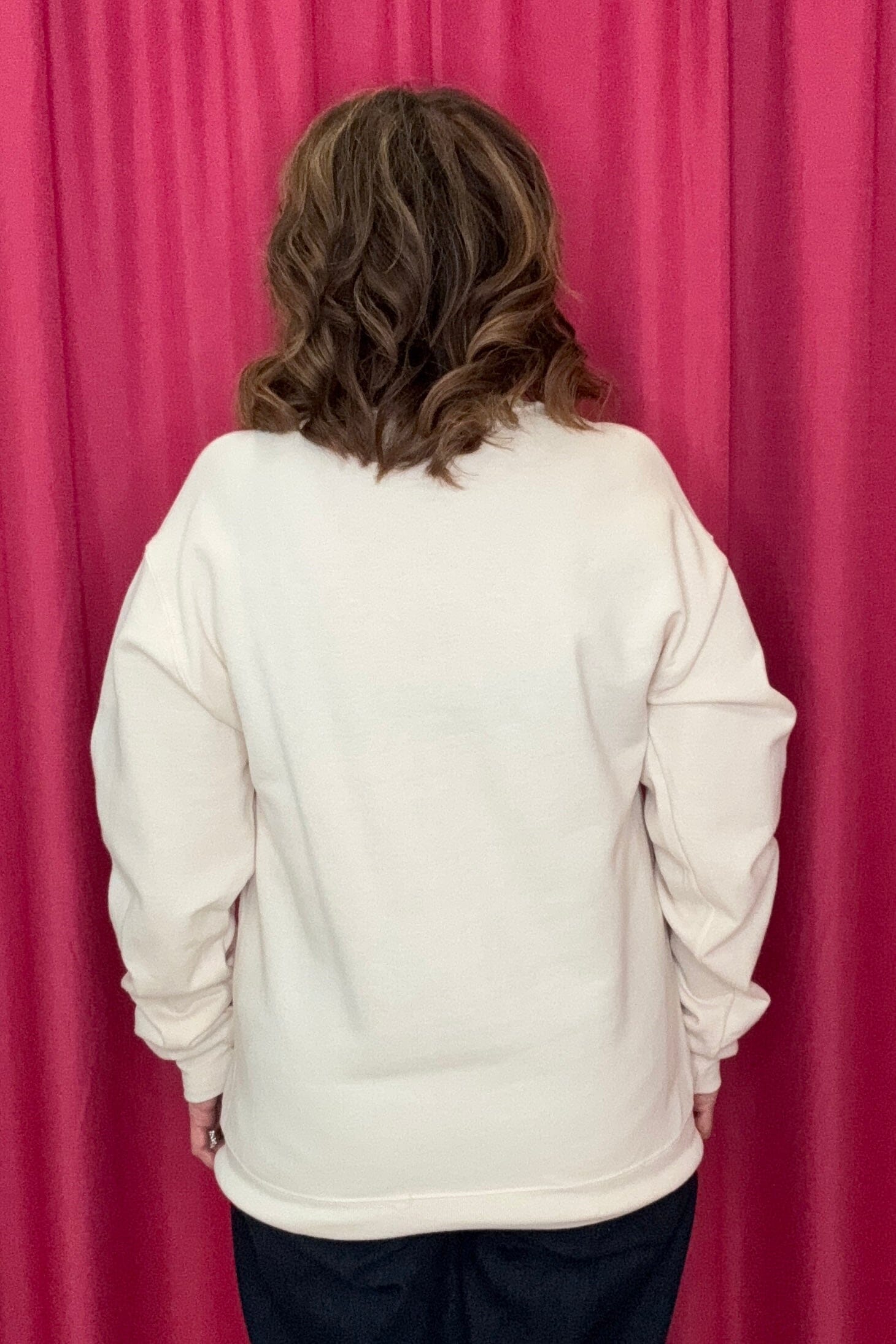 Rudolph Reindeer Sweatshirt MISSY BASIC KNIT SUGAR STITCH 