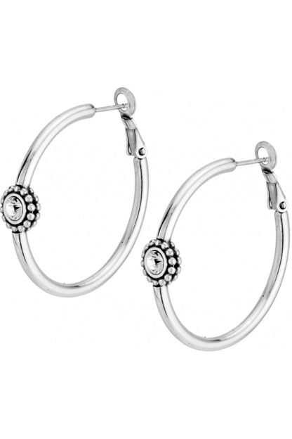 Twinkle Medium Hoop Post Earrings BJEWELRY Brighton Collectables 