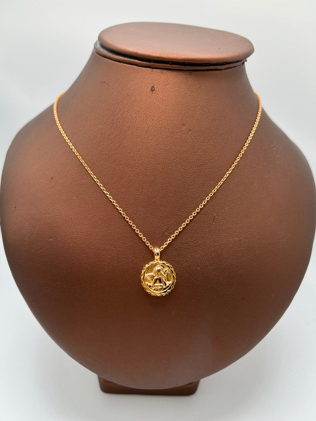 Guardian Angel Pendant "On A Clear Day" - Yellow Gold BETTERBRANDJEWELRY MICHALSMARIANA 