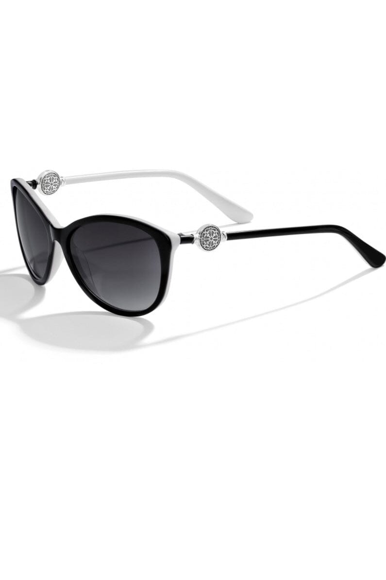 Ferrara Blk/White Sunglasses BSUNGLASSES Brighton Collectables