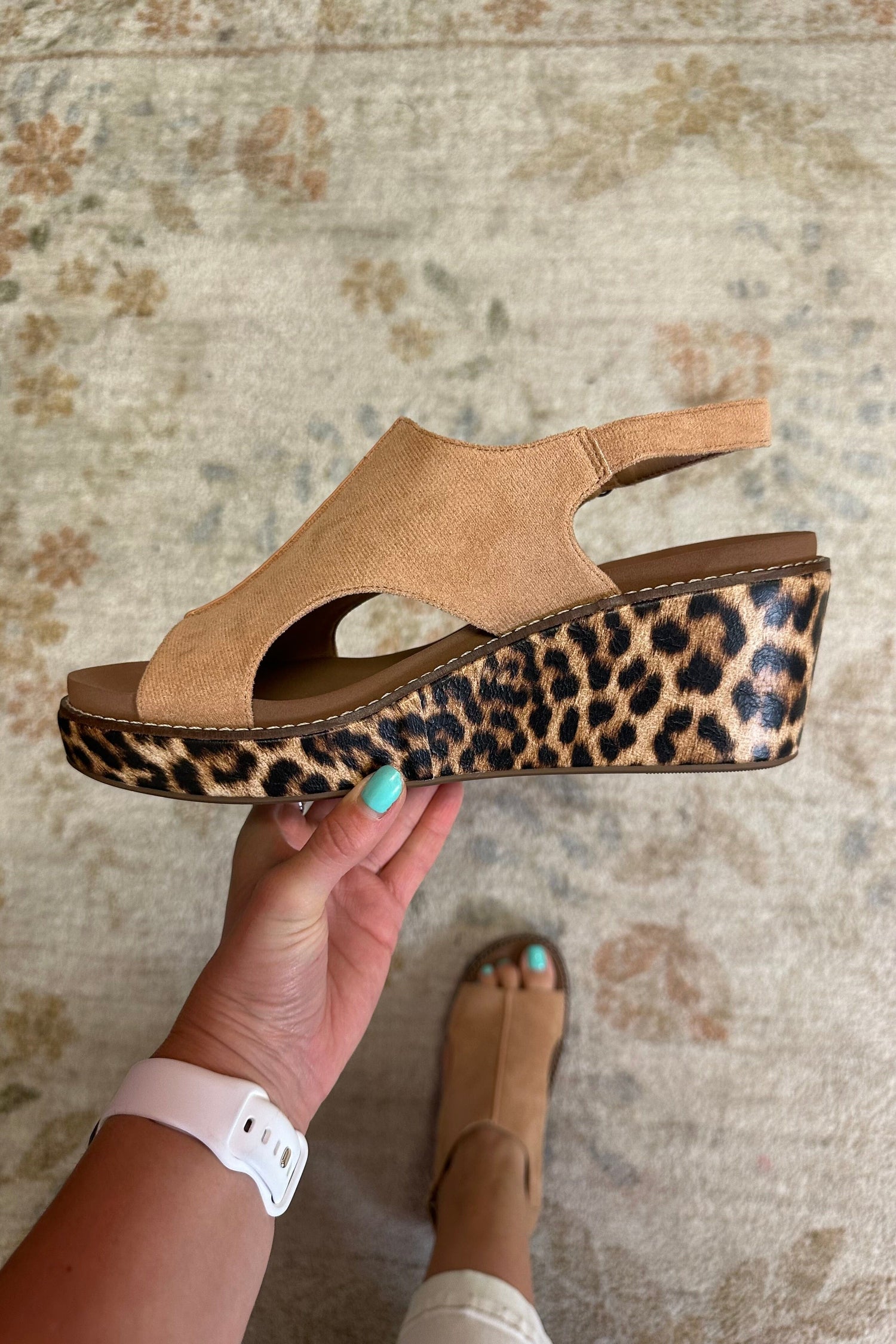 Camel-Leopard Combo SHOES CORKYS 