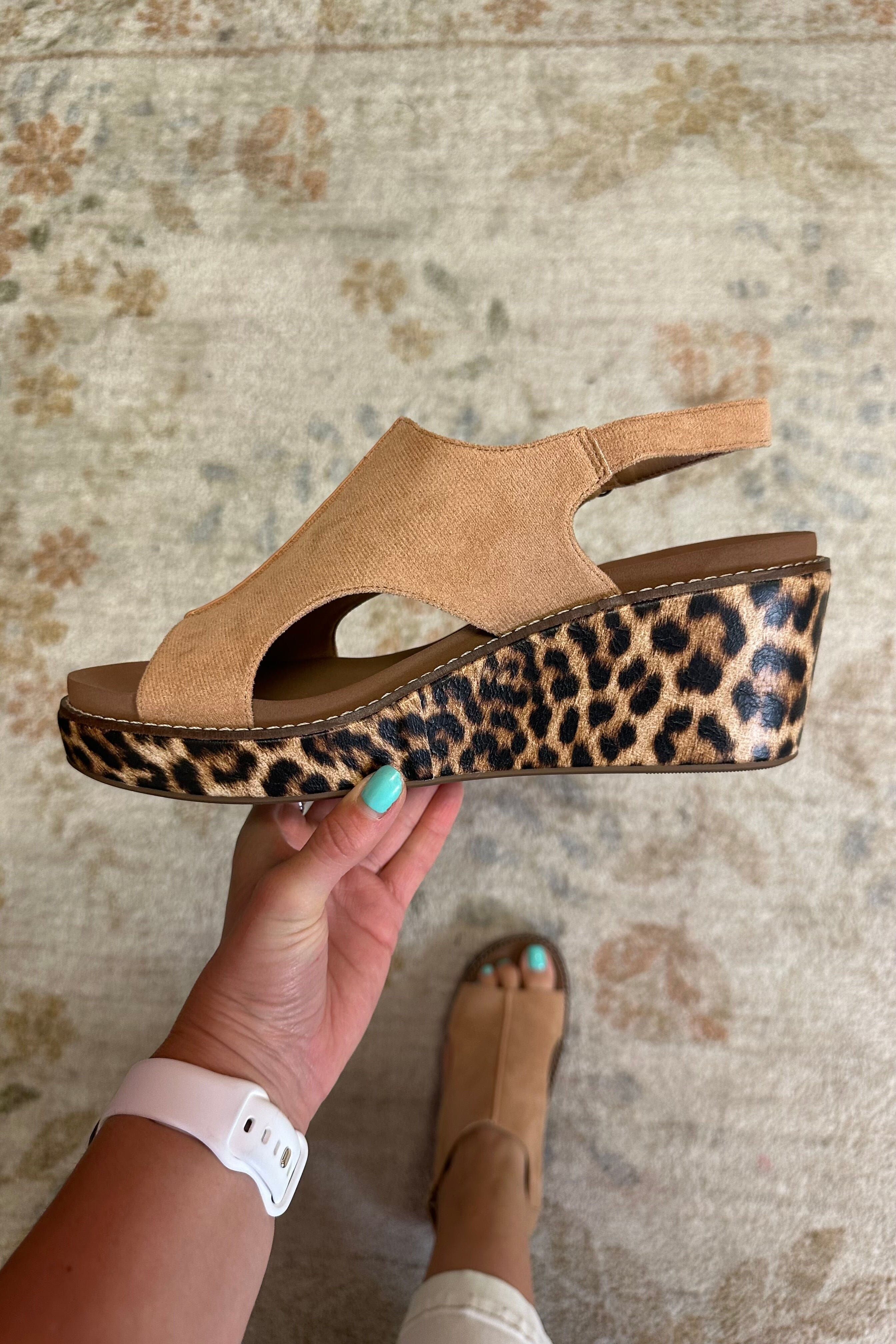 Camel-Leopard Combo SHOES CORKYS 
