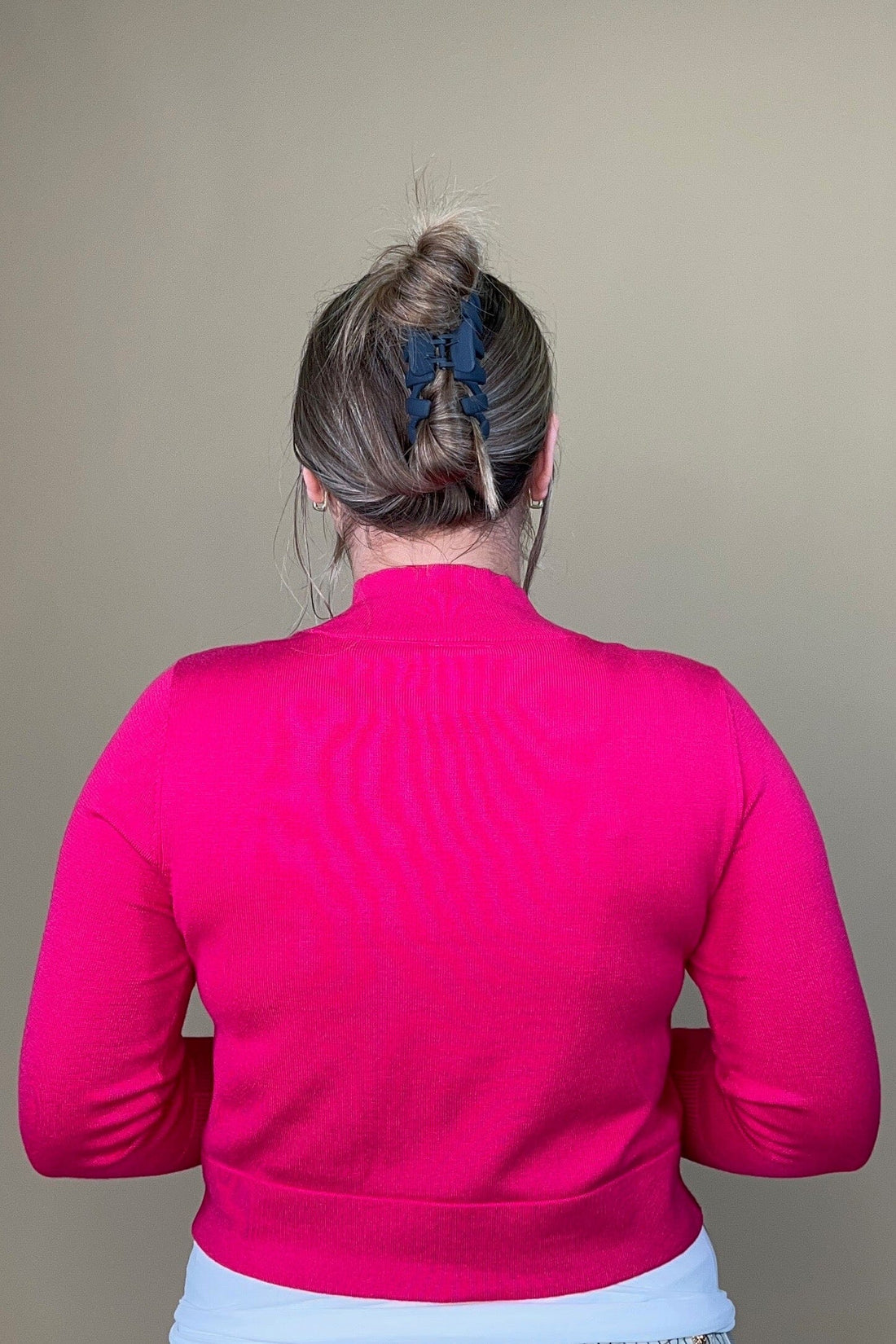3/4 Sleeve Shawl Cardigan - Pink OUTFIT COMPLETER ZAC &amp; RACHEL 