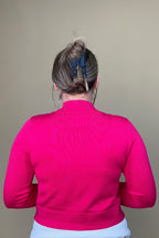 3/4 Sleeve Shawl Cardigan - Pink OUTFIT COMPLETER ZAC & RACHEL 