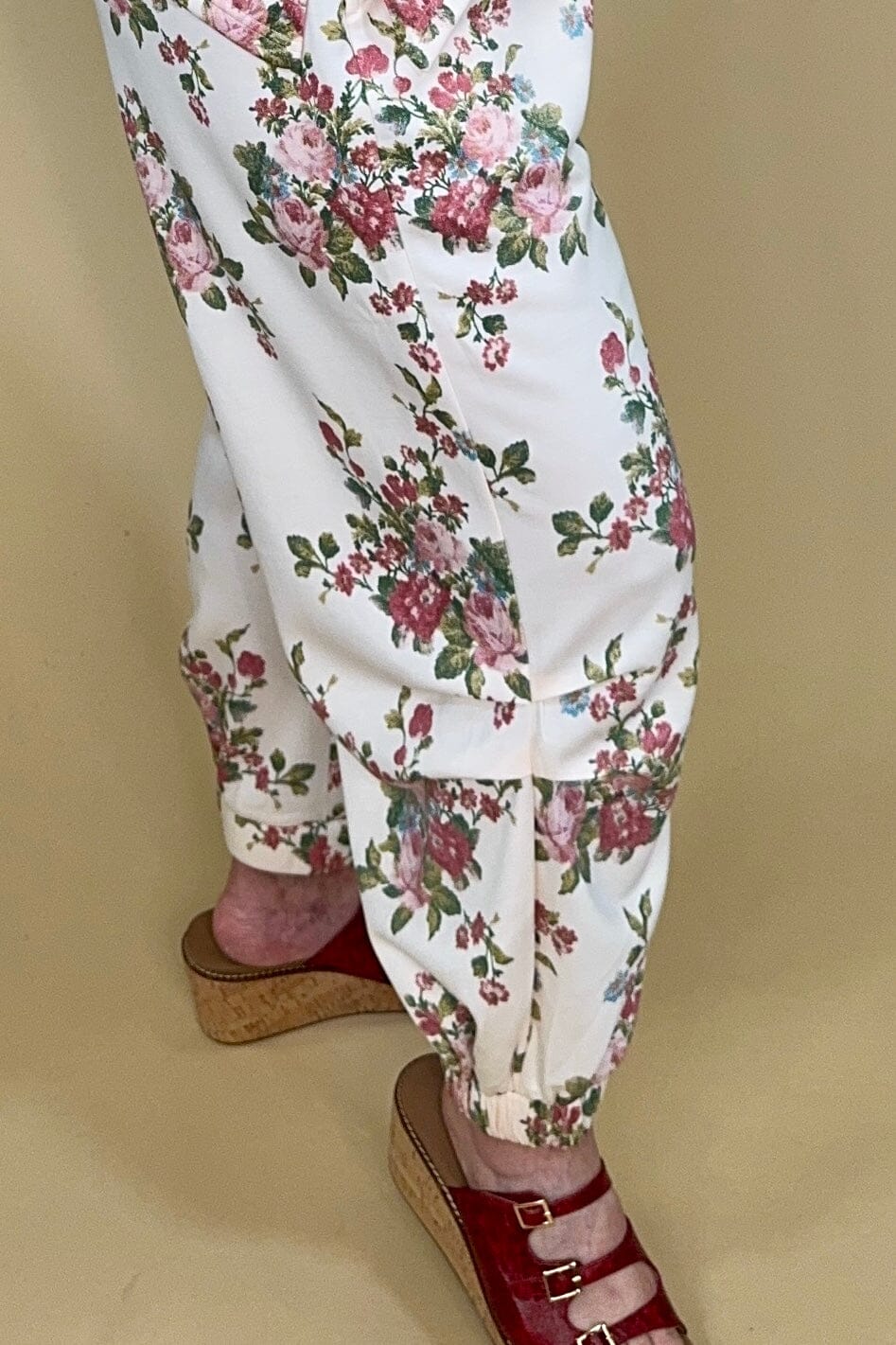 Floral Bouquet Soft Scuba Matching Set JRTOP CASUAL TOP DAVI&amp;DANI 
