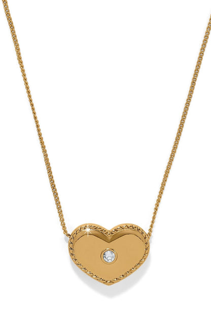Illumina Celeste Heart Bold Necklace BJEWELRY Brighton Collectables 