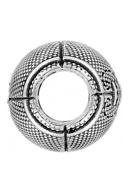 Silver Football Bead BCHARM Brighton Collectables 