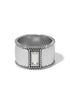 Pretty Tough Clear Gem Wide Band Ring BRING Brighton Collectables 