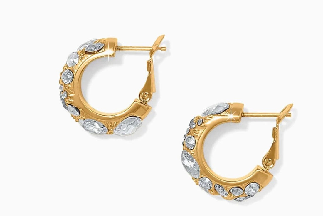 Trust Your Journey Gold Hoop Earring BJEWELRY LEEGIN-BRIGHTON 