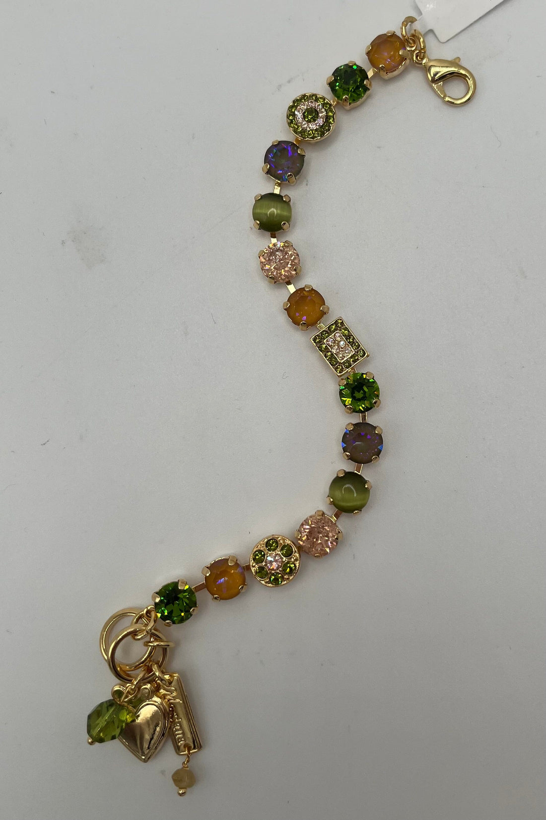 Medium Cluster and Pavé Bracelet in &quot;OLIVINE&quot; BETTERBRANDJEWELRY MICHALSMARIANA 
