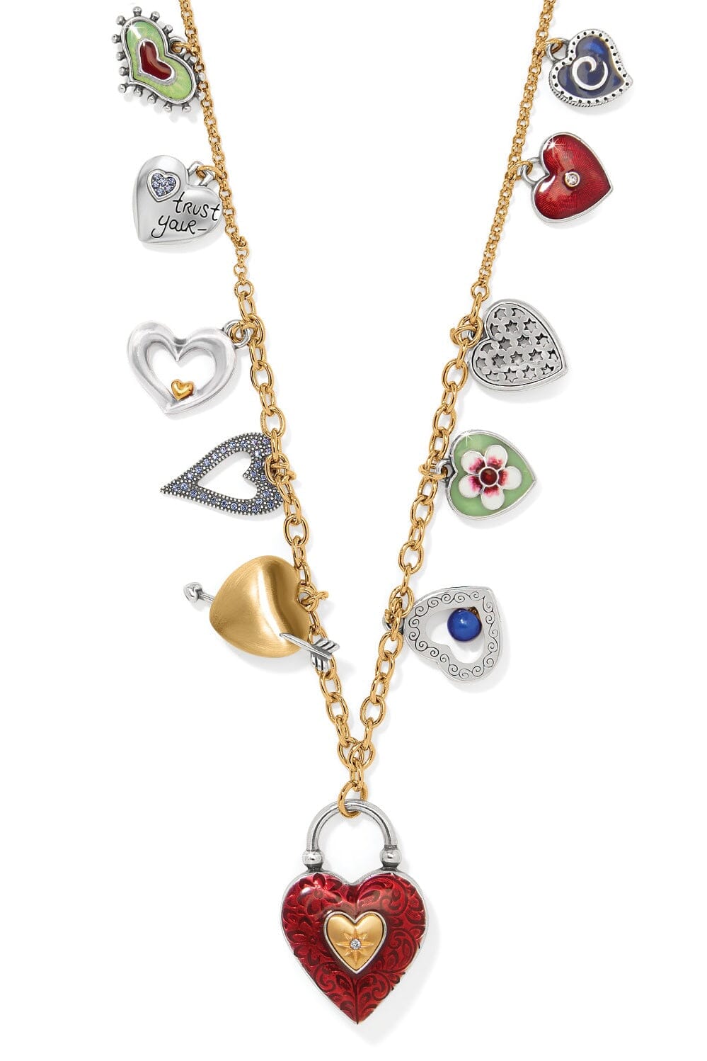 One Heart Long Necklace BJEWELRY Brighton Collectables 