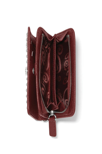Garnet Pretty Tough Stud Medium Wallet BHANDBAGS Brighton Collectables 