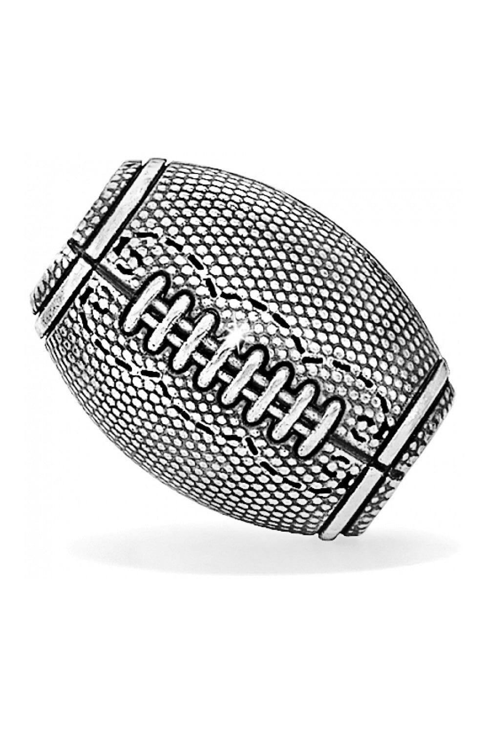 Silver Football Bead BCHARM Brighton Collectables 