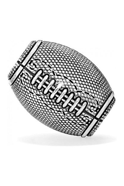 Silver Football Bead BCHARM Brighton Collectables 