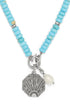 Token Charm Lapis Turquoise Necklace BJEWELRY Brighton Collectables 