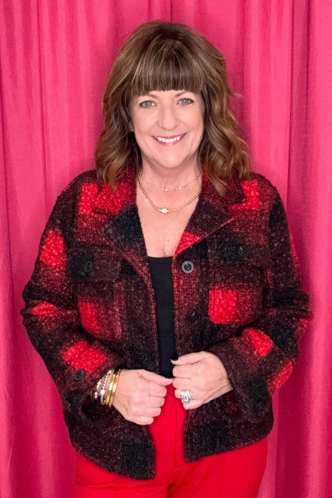 Button Front Boxy Shacket OUTFIT COMPLETER LIVERPOOL