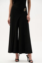 Pull On Pant w/ Gold Oval Buckle BOTTOMS JOSEPH RIBKOFF 