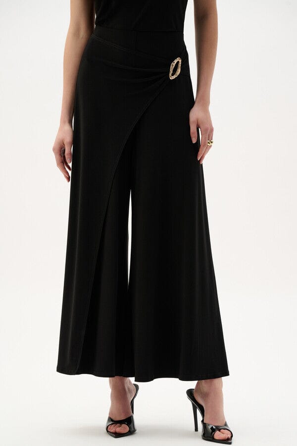 Pull On Pant w/ Gold Oval Buckle BOTTOMS JOSEPH RIBKOFF 