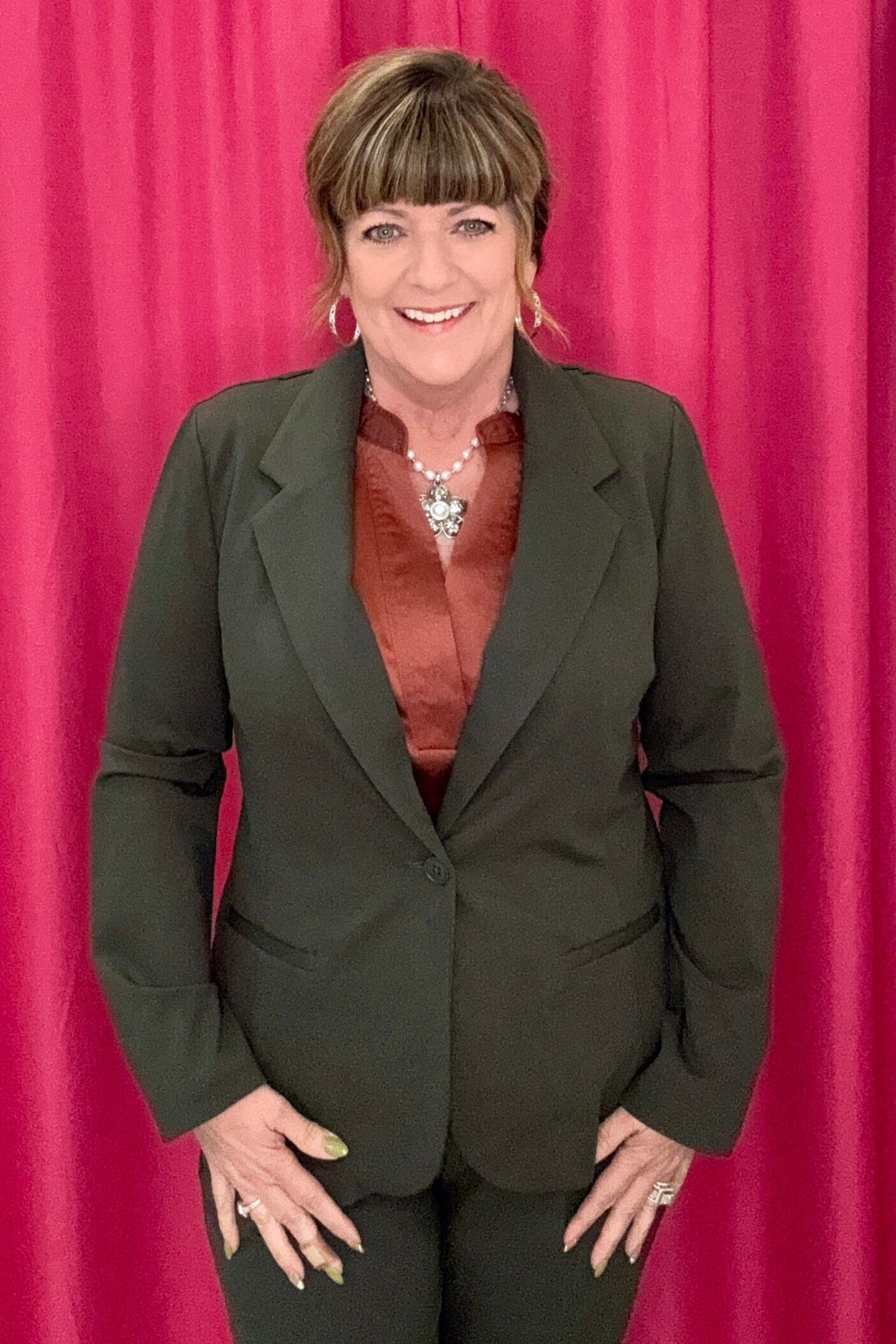 Long Sleeve Fitted Blazer OUTFIT COMPLETER LIVERPOOL