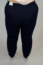 Pull On Jogger - Navy BOTTOMS ZAC & RACHEL 