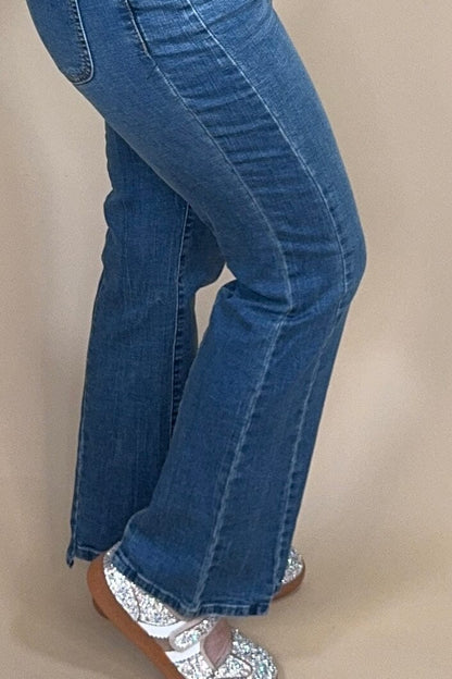 Ab Solution Skyrise Barely Boot JEANS DEMOCRACY 