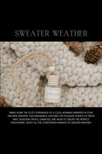 Car Diffuser Sweater Weather GIFT/OTHER HOLLOWOOD CANDLES 