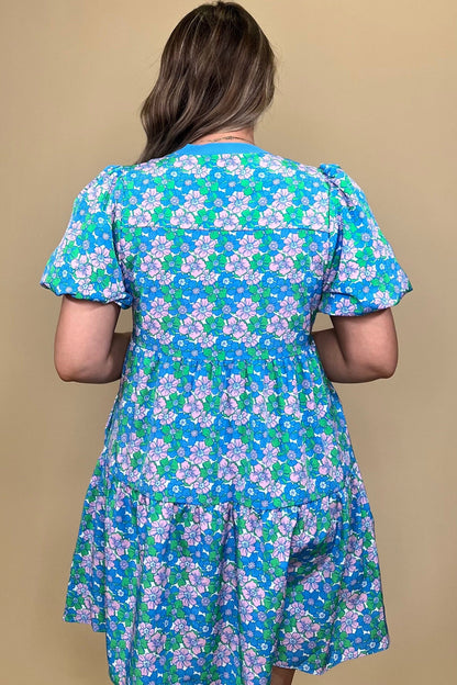 Kinsley Vintage Mini Dress DRESS MARYSQUARE 