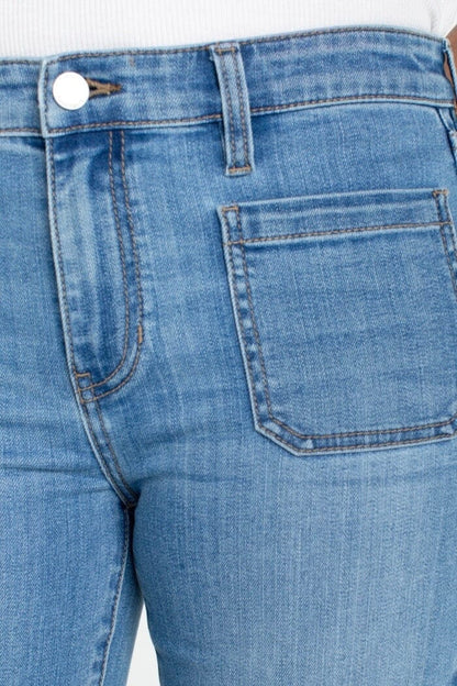 Capri w/ Patch Pocket 19" Inseam BOTTOMS LIVERPOOL 