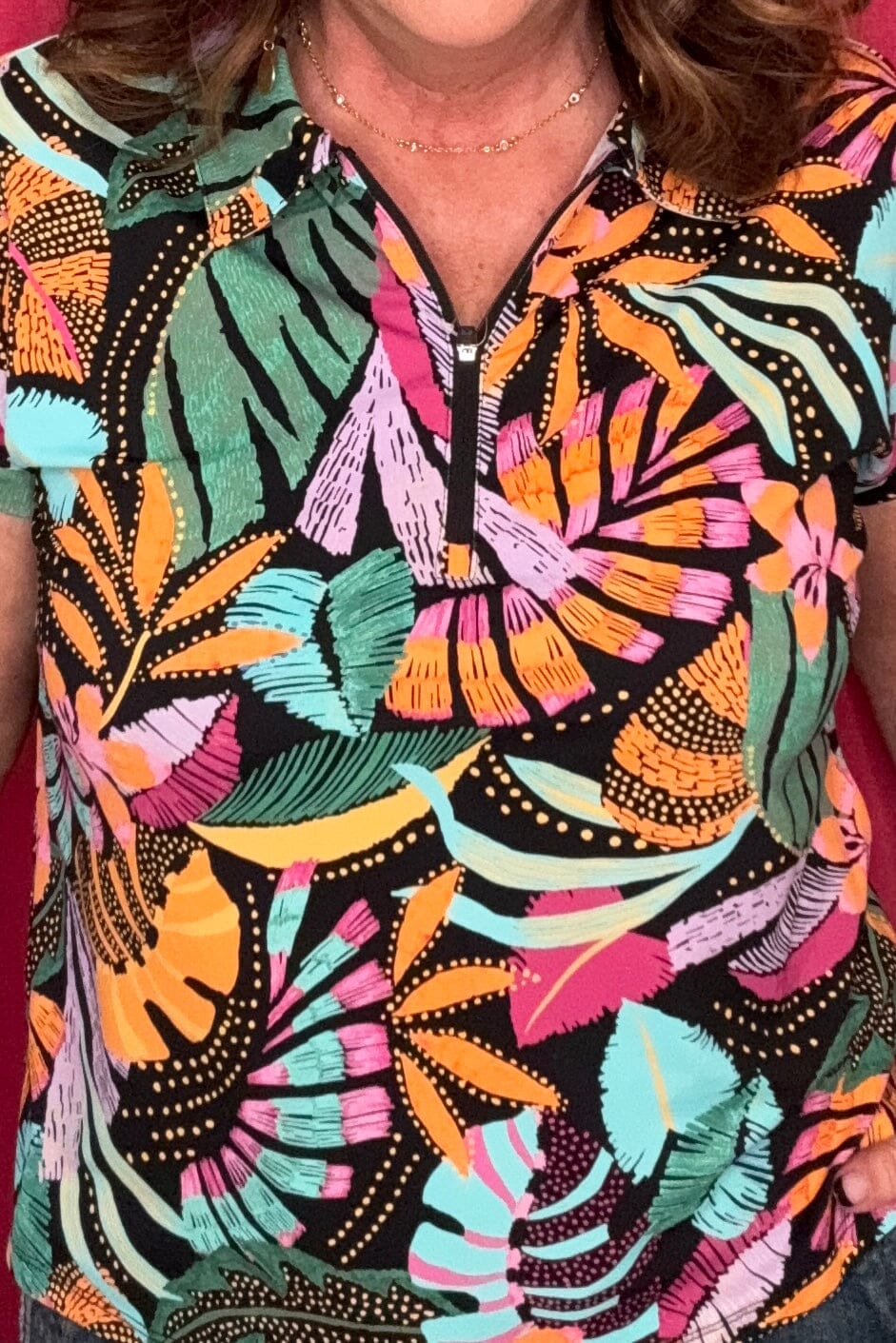 Dolman Polo Top UNDER TRIBAL 