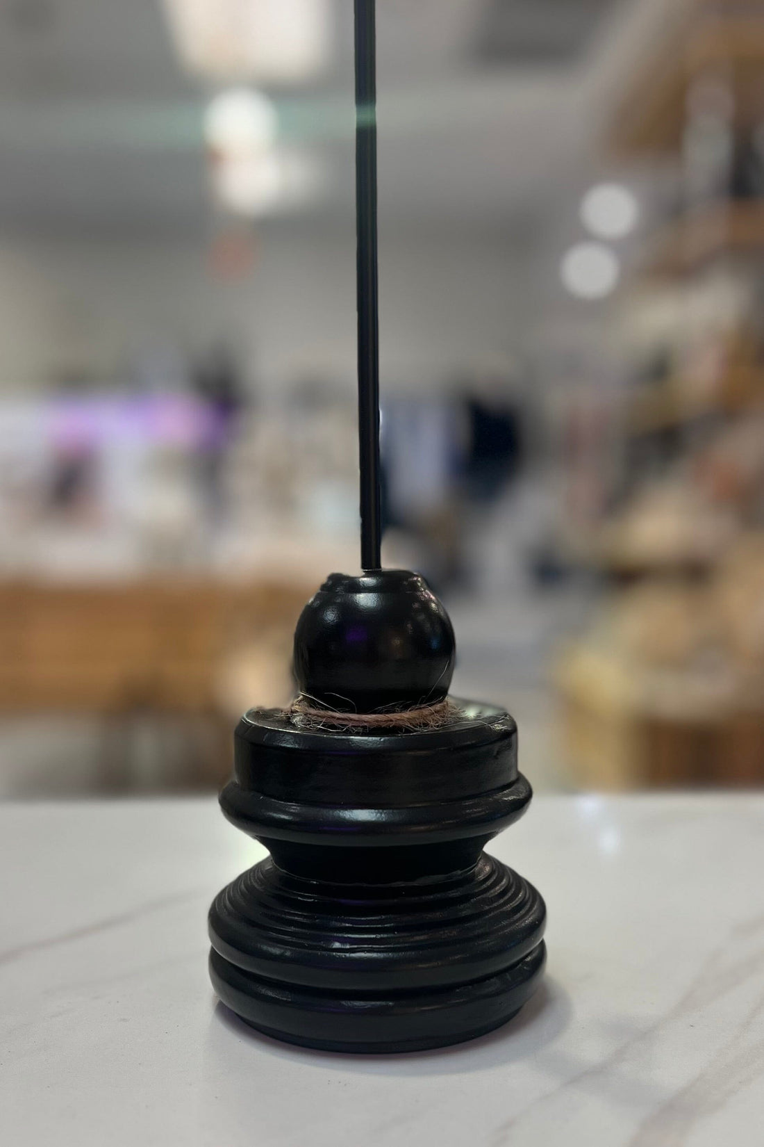 Small Black Mini Gallery Block &amp; Hook GIFT/OTHER ROUNDTOP 