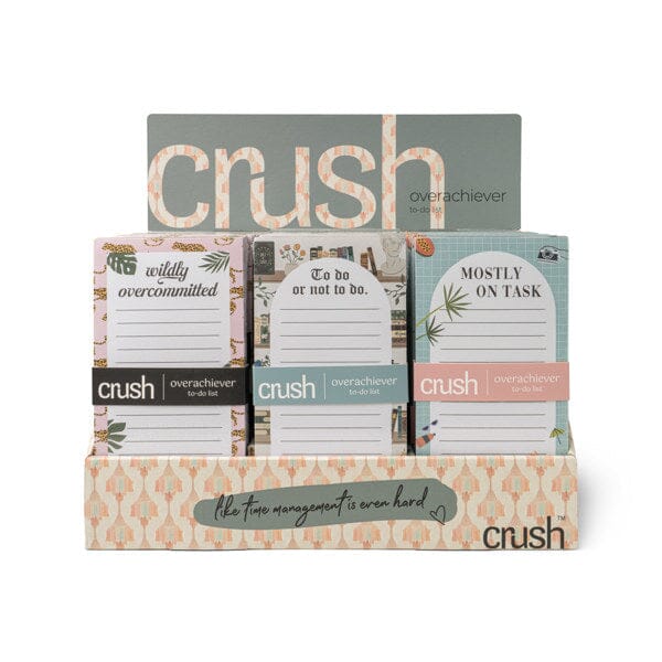 Crush Overachiever To Do List
