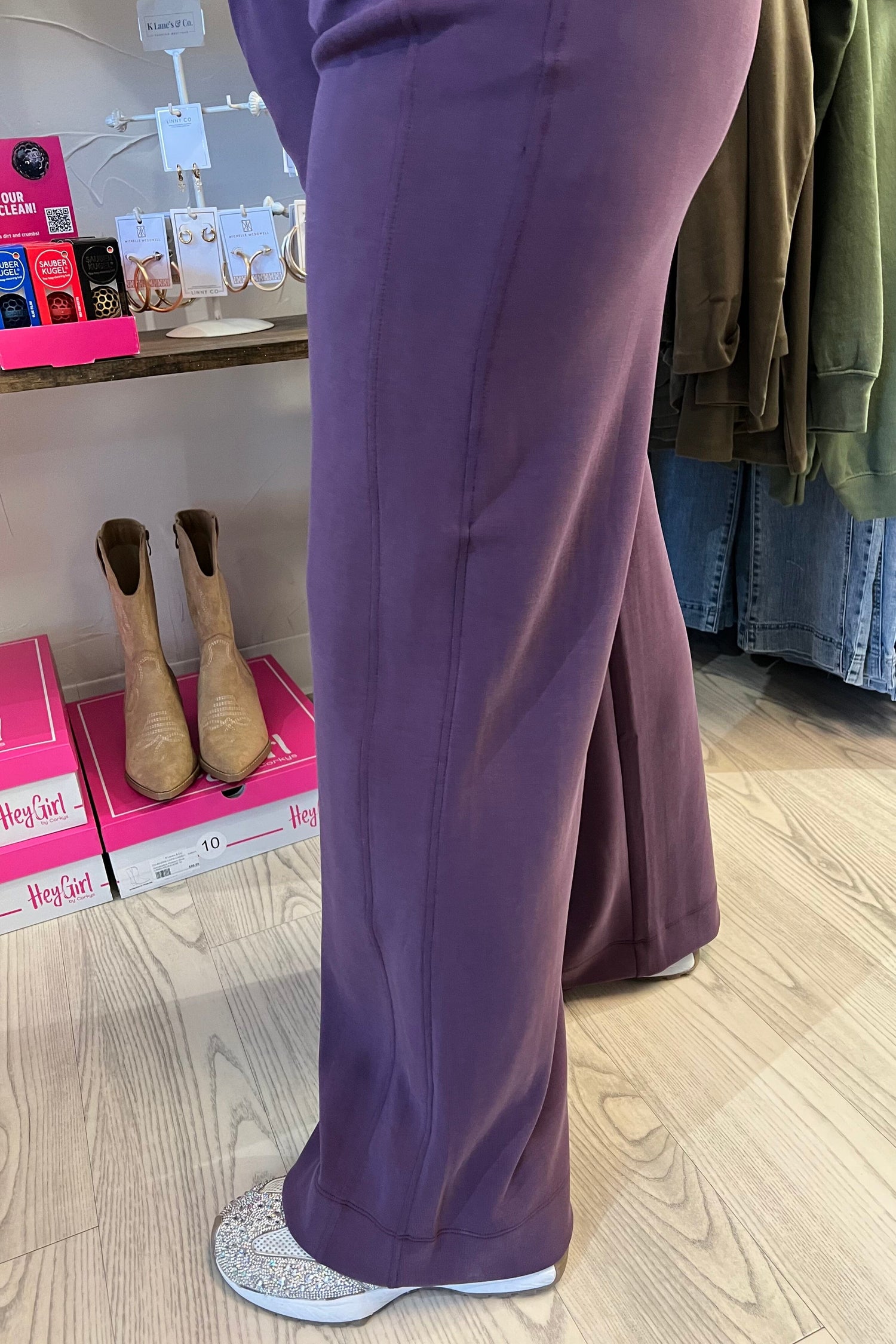 Relaxed Straight Leg Pant w/Pockets BOTTOMS YELETE 