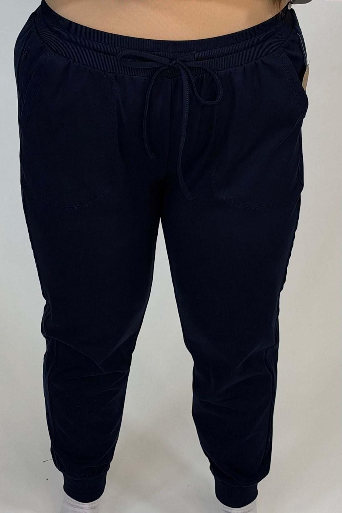Pull On Jogger - Navy BOTTOMS ZAC & RACHEL 