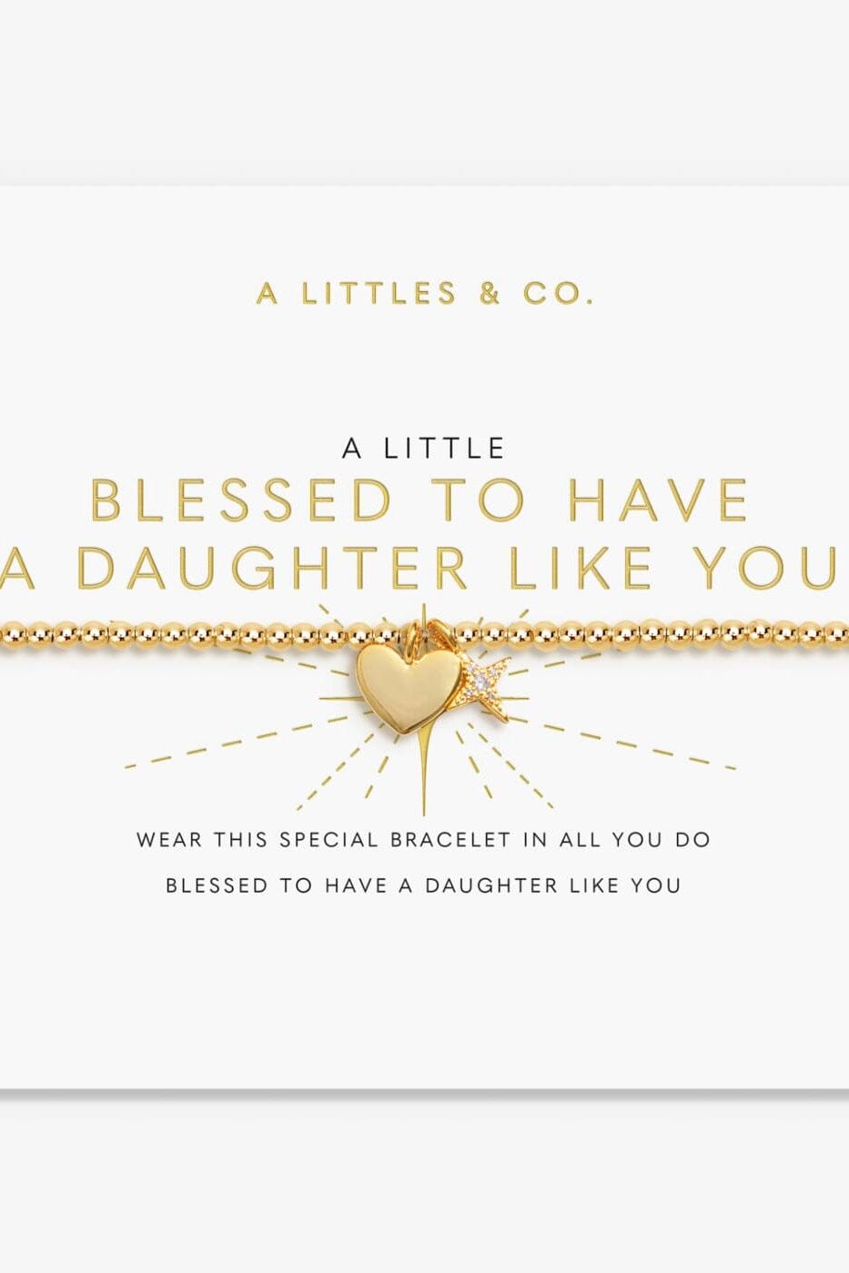 Blessed To Have A Daughter Like You Bracelet JEWELRY A LITTLES &amp; CO 