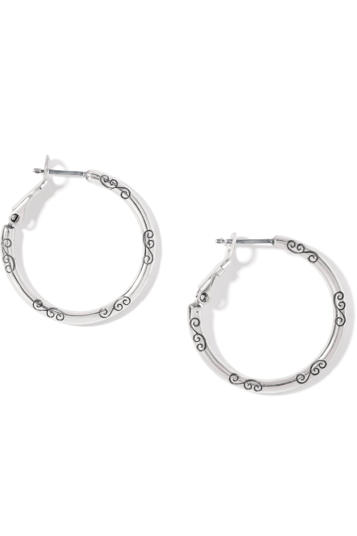 Sil Sml Hoop Charm Earring BCHARM Brighton Collectables 