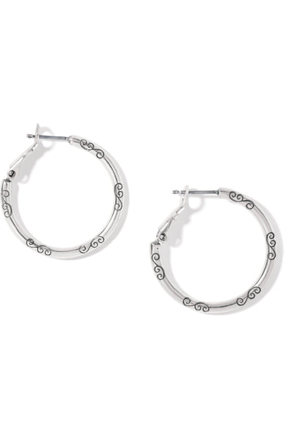 Sil Sml Hoop Charm Earring BCHARM Brighton Collectables 