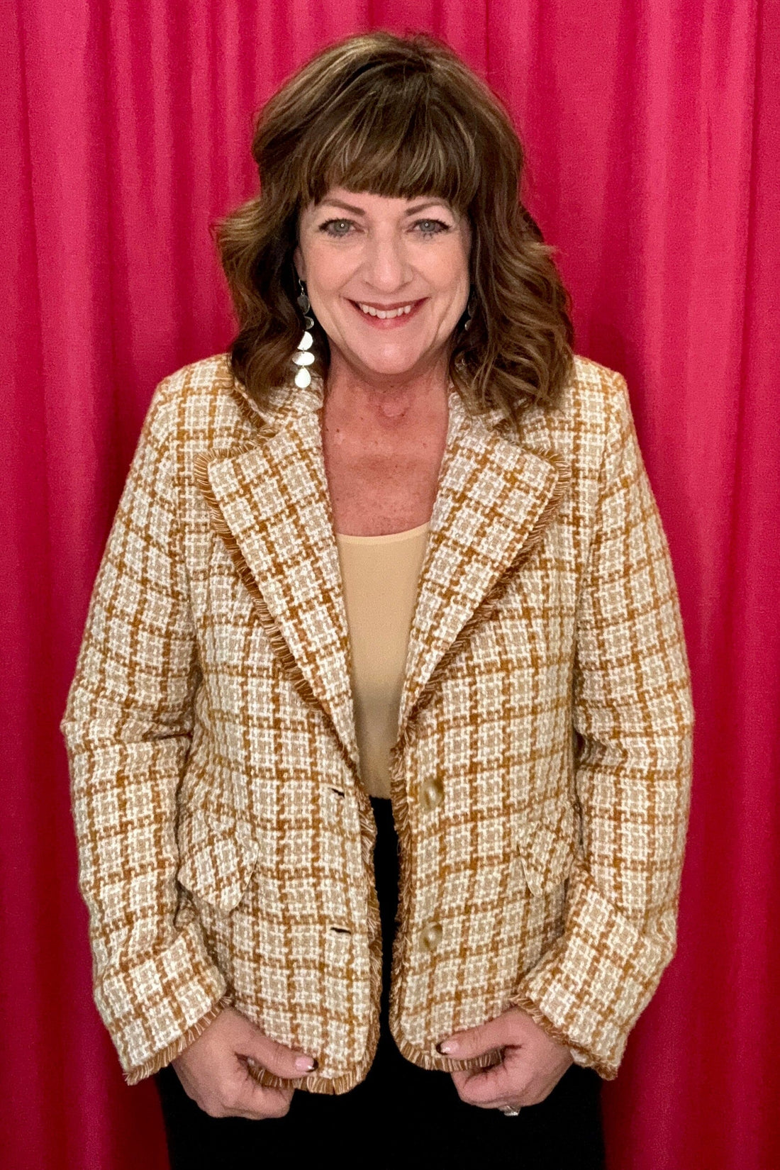 Blazer w/Fray Edges OUTFIT COMPLETER LIVERPOOL